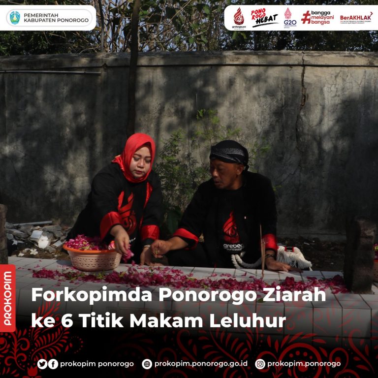 Forkopimda Ponorogo Ziarah ke 6 Titik Makam Leluhur
