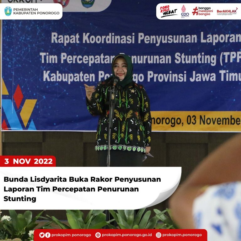 Bunda Lisdyarita Buka Rakor Penyusunan Laporan Tim Percepatan Penurunan Stunting
