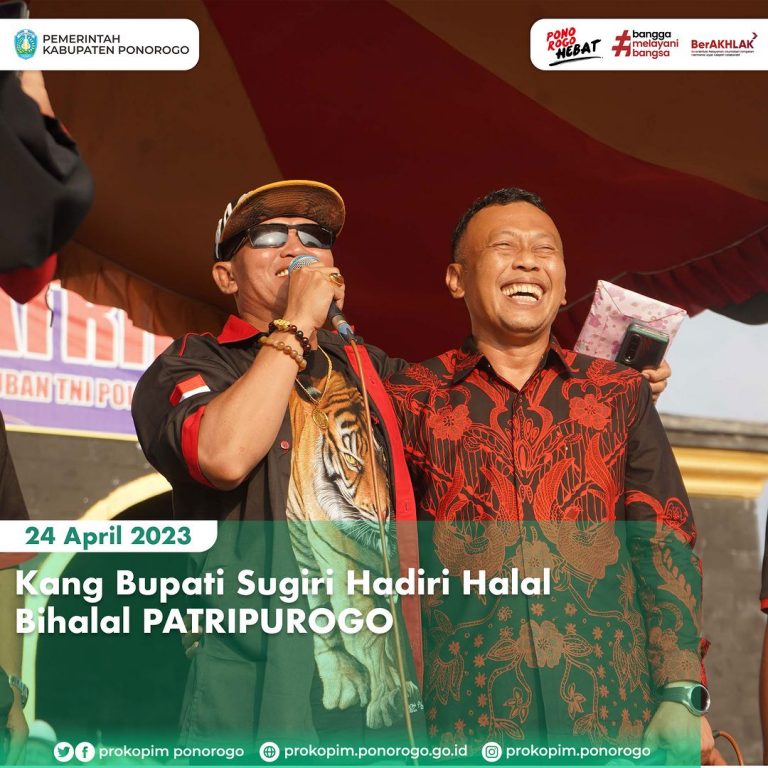 Kang Bupati Sugiri Hadiri Halal Bihalal PATRIPUROGO