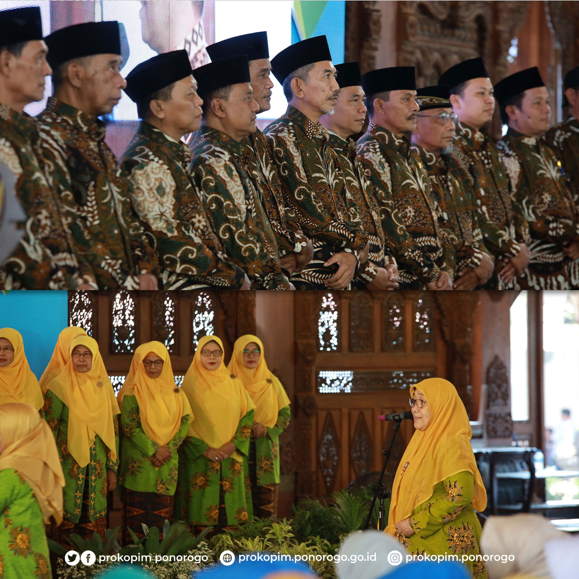 Pengukuhan PDM dan PDA Ponorogo Periode 2022-2027
