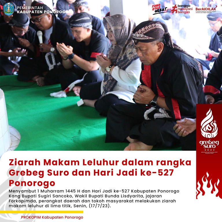 Ziarah Makam Leluhur dalam rangka Grebeg Suro dan Hari Jadi ke-527 Ponorogo