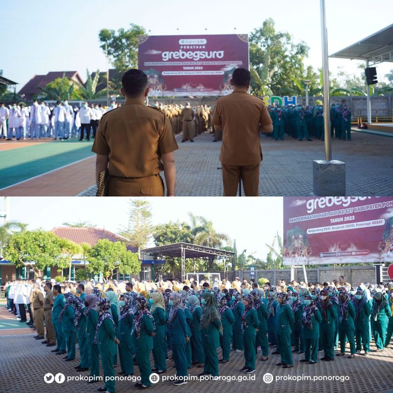 Pimpin Apel Pagi di RSUD dr. Harjono, Kang Bupati Sampaikan Beberapa Hal