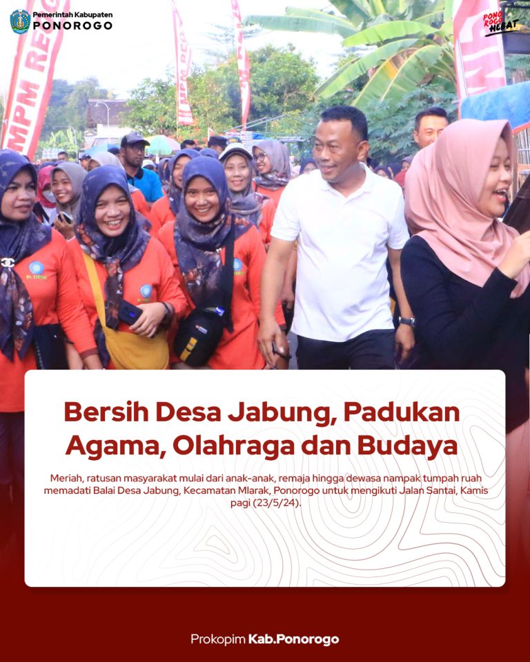 Bersih Desa Jabung, Padukan Agama, Olahraga, dan Budaya
