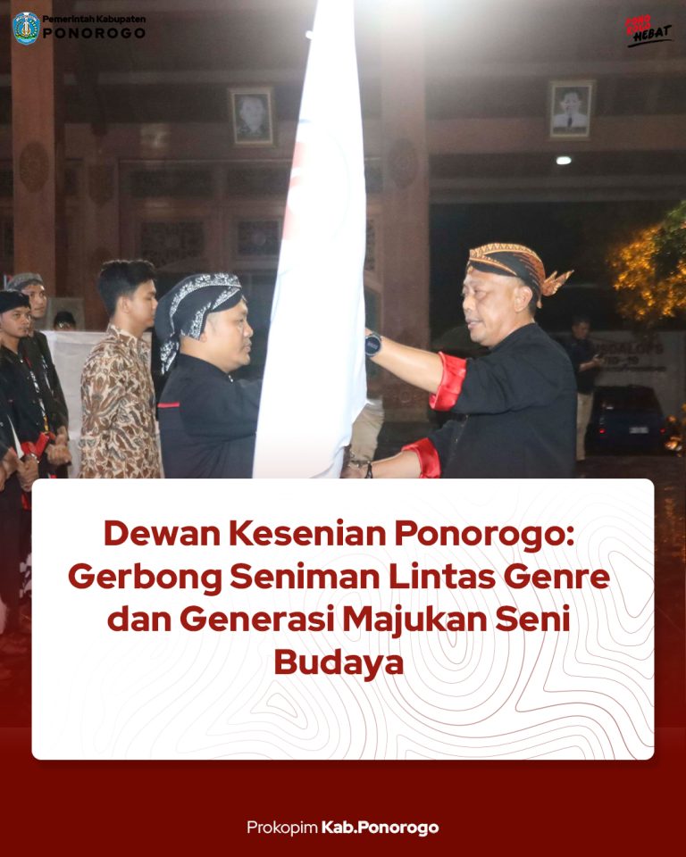 Dewan Kesenian Ponorogo: Gerbong Seniman Lintas Genre dan Generasi Majukan Seni Budaya