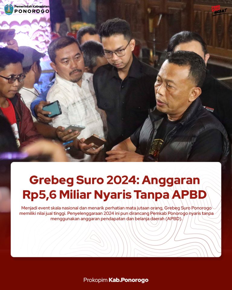 Grebeg Suro 2024: Anggaran Rp5,6 Miliar Nyaris Tanpa APBD