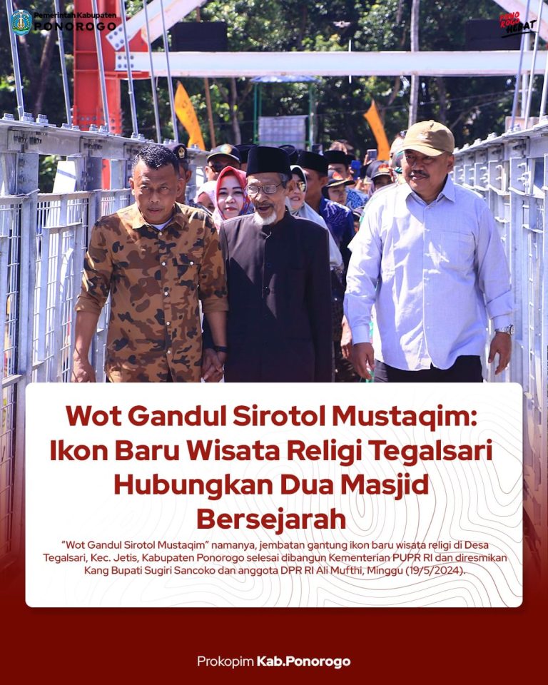 Wot Gandul Sirotol Mustaqim: Ikon Baru Wisata Religi Tegalsari Hubungkan Dua Masjid Bersejarah