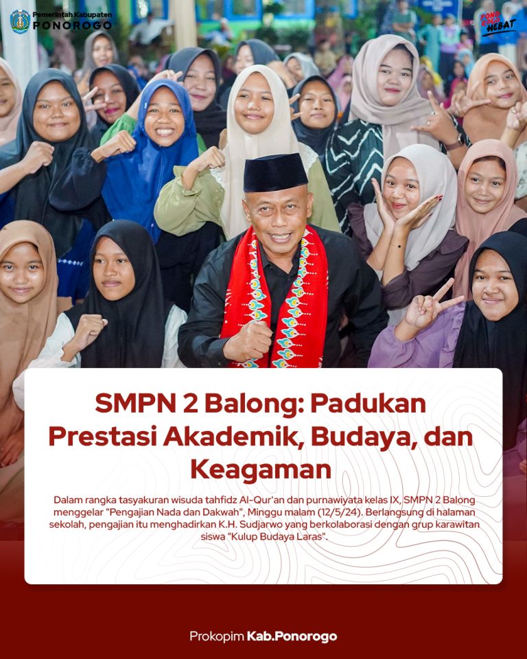 SMPN 2 Balong: Padukan Prestasi Akademik, Budaya, dan Keagaman 