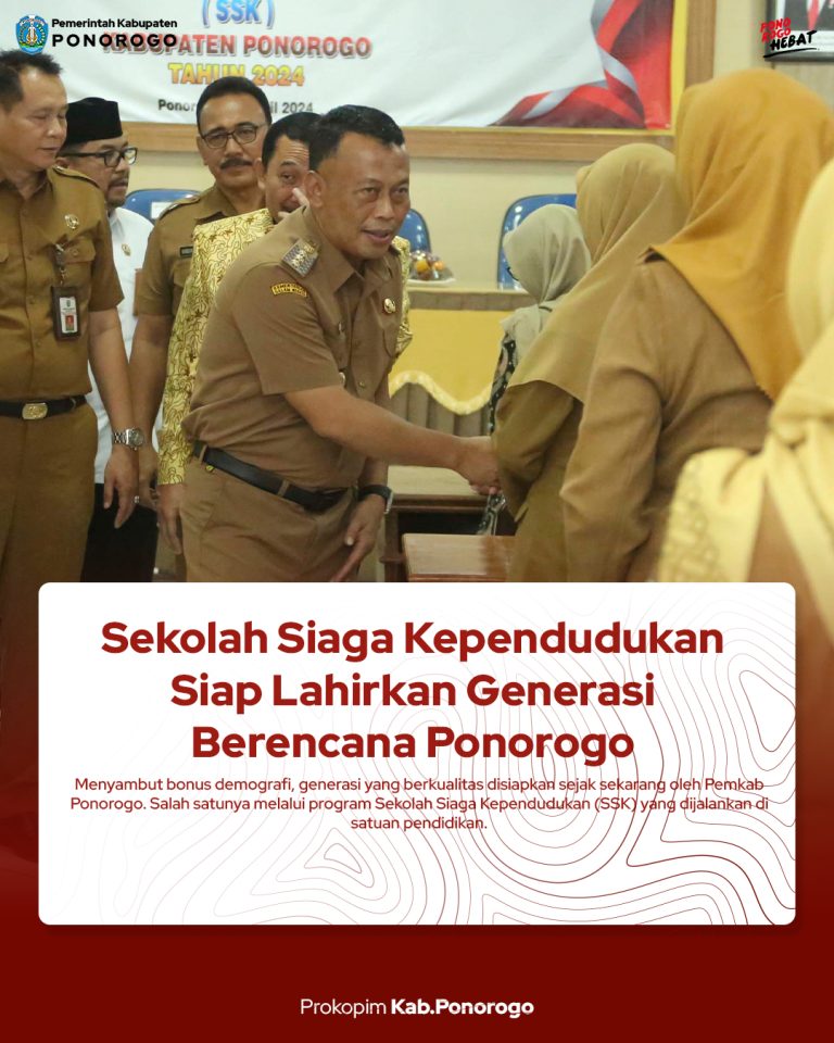 Sekolah Siaga Kependudukan Siap Lahirkan Generasi Berencana Ponorogo