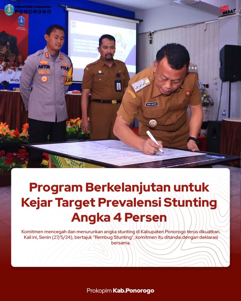 Program Berkelanjutan untuk Kejar Target Prevalensi Stunting Angka 4 Persen