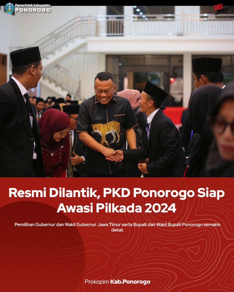 Resmi Dilantik, PKD Ponorogo Siap Awasi Pilkada 2024