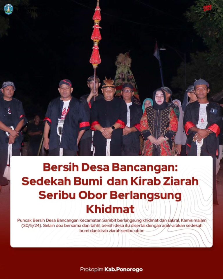 Bersih Desa Bancangan: Sedekah Bumi dan Kirab Ziarah Seribu Obor Berlangsung Khidmat