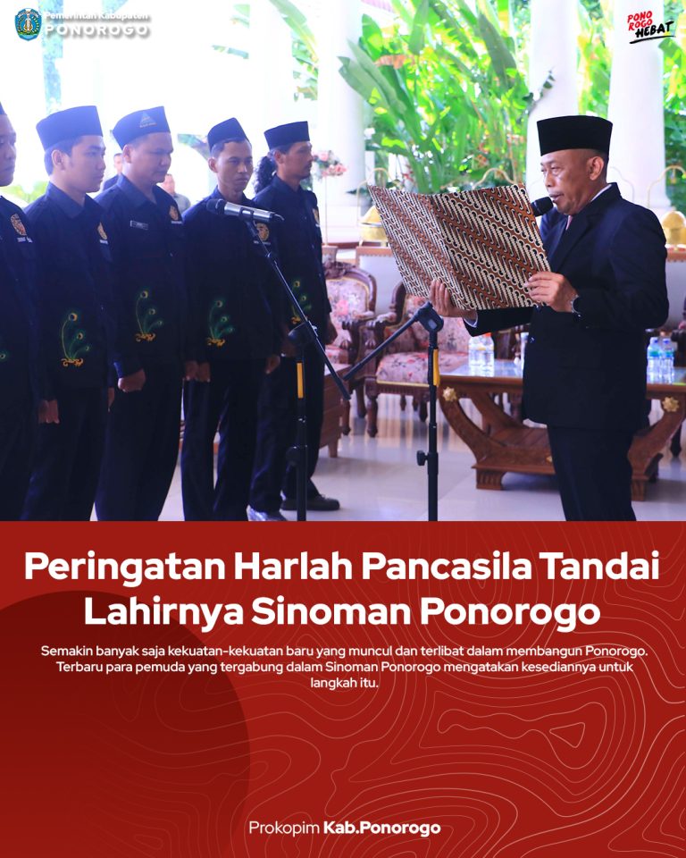 Peringatan Harlah Pancasila Tandai Lahirnya Sinoman Ponorogo