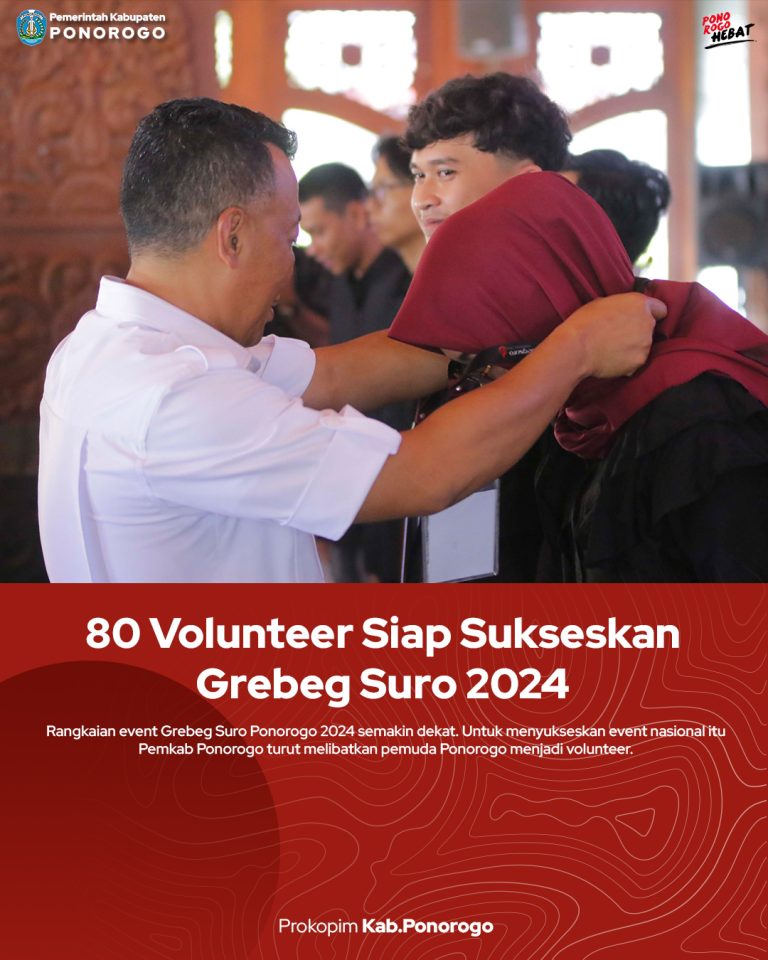 80 Volunteer Siap Sukseskan Grebeg Suro 2024