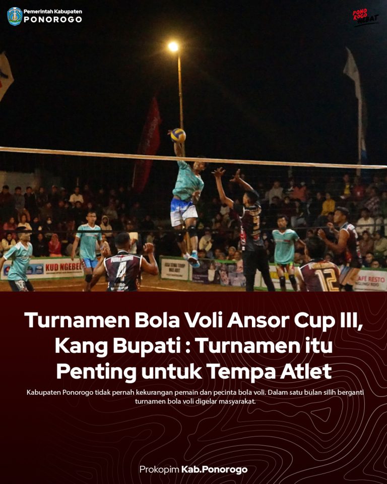 Turnamen Bola Voli Ansor Cup III, Kang Bupati : Turnamen itu Penting untuk Tempa Atlet