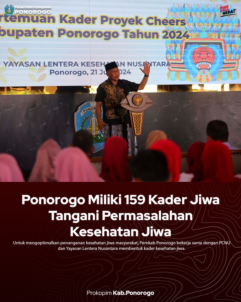 Ponorogo Miliki 159 Kader Jiwa Tangani Permasalahan Kesehatan Jiwa