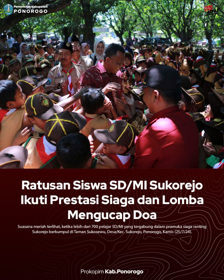 Ratusan Siswa SD/MI Sukorejo Ikuti Prestasi Siaga dan Lomba Mengucap Doa 