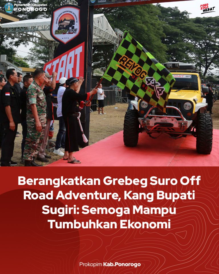 Berangkatkan Grebeg Suro Off Road Adventure, Kang Bupati Sugiri: Semoga Mampu Tumbuhkan Ekonomi