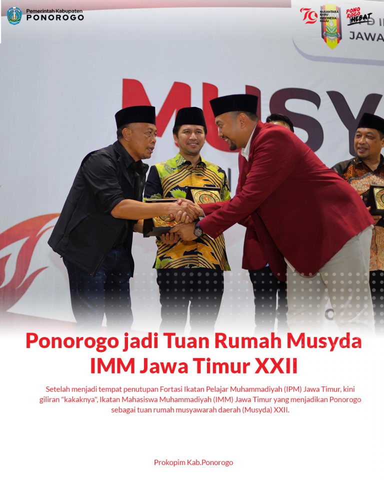 Ponorogo jadi Tuan Rumah Musyda IMM Jawa Timur XXII