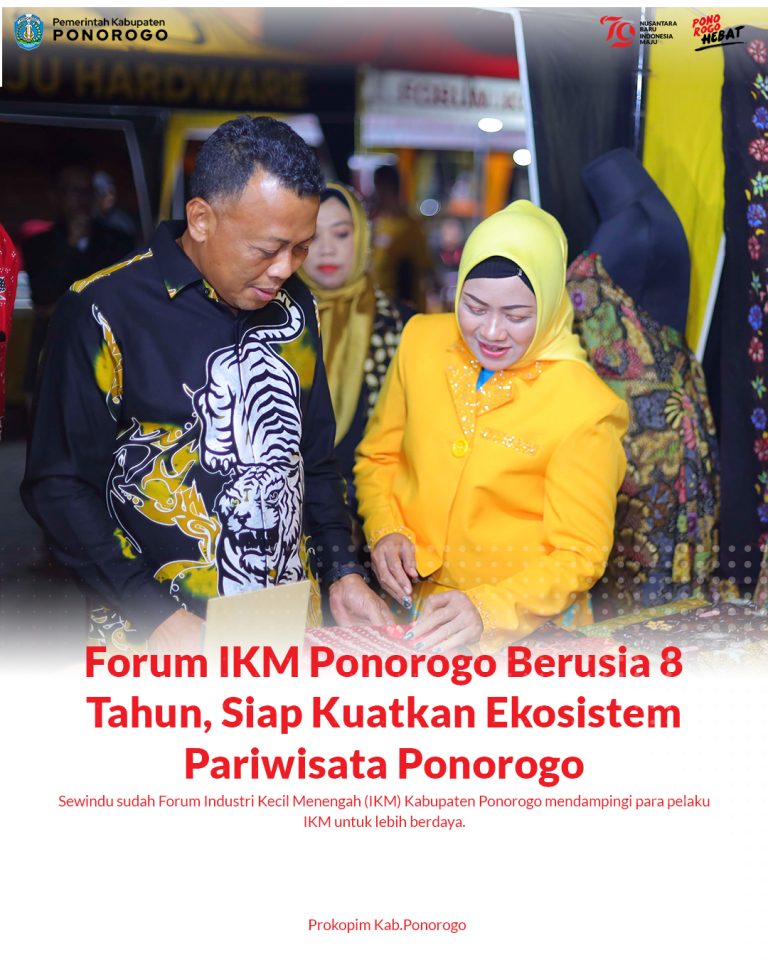 Forum IKM Ponorogo Berusia 8 Tahun, Siap Kuatkan Ekosistem Pariwisata Ponorogo