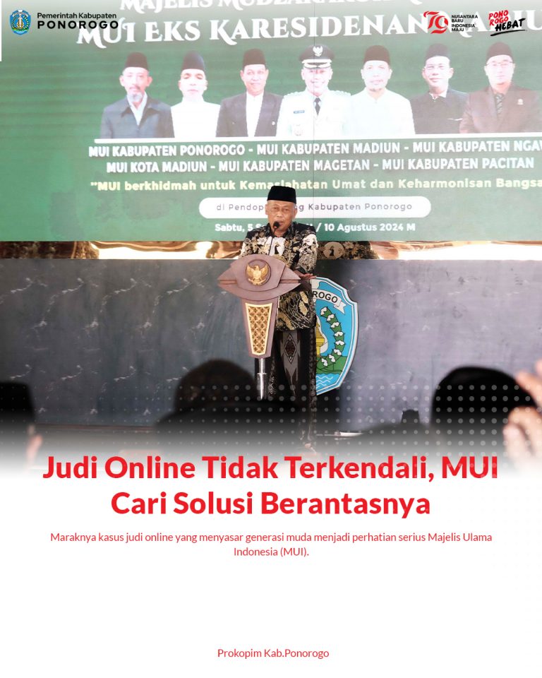 Judi Online Tidak Terkendali, MUI Cari Solusi Berantasnya