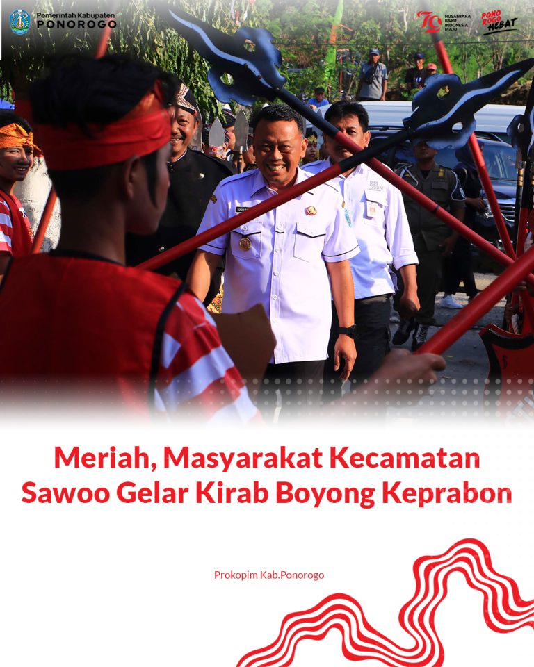 Meriah, Masyarakat Kecamatan Sawoo Gelar Kirab Boyong Keprabon