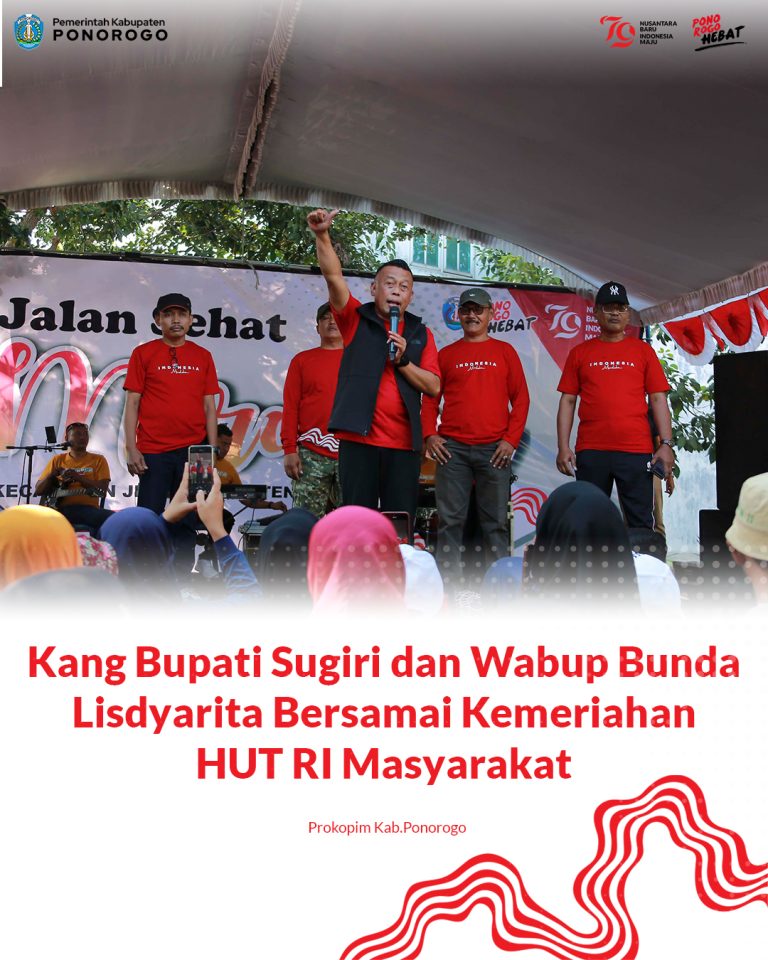 Kang Bupati Sugiri dan Wabup Bunda Lisdyarita Bersamai Kemeriahan HUT RI Masyarakat