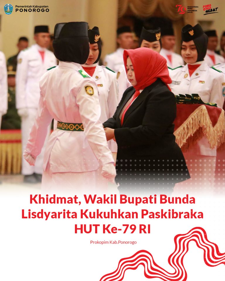 Khidmat, Wakil Bupati Bunda Lisdyarita Kukuhkan Paskibra HUT Ke-79 RI