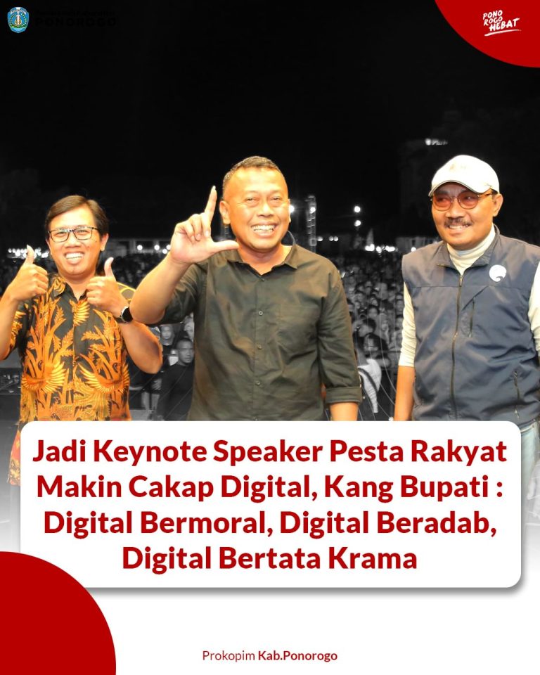 Jadi Keynote Speaker Pesta Rakyat Makin Cakap Digital, Kang Bupati : Digital Bermoral, Digital Beradab, Digital Bertata Krama