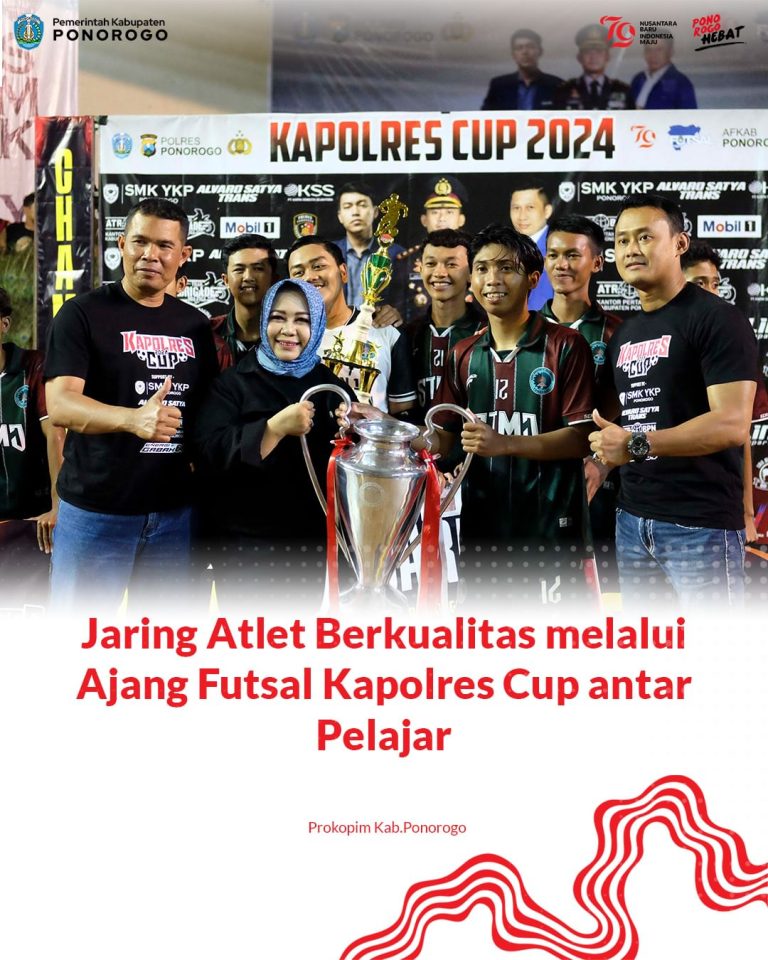 Jaring Atlet Berkualitas melalui Ajang Futsal Kapolres Cup antar Pelajar