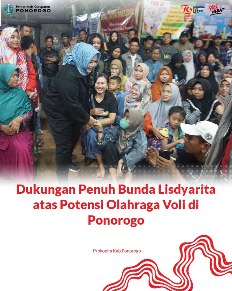 Dukungan Penuh Bunda Lisdyarita atas Potensi Olahraga Voli di Ponorogo