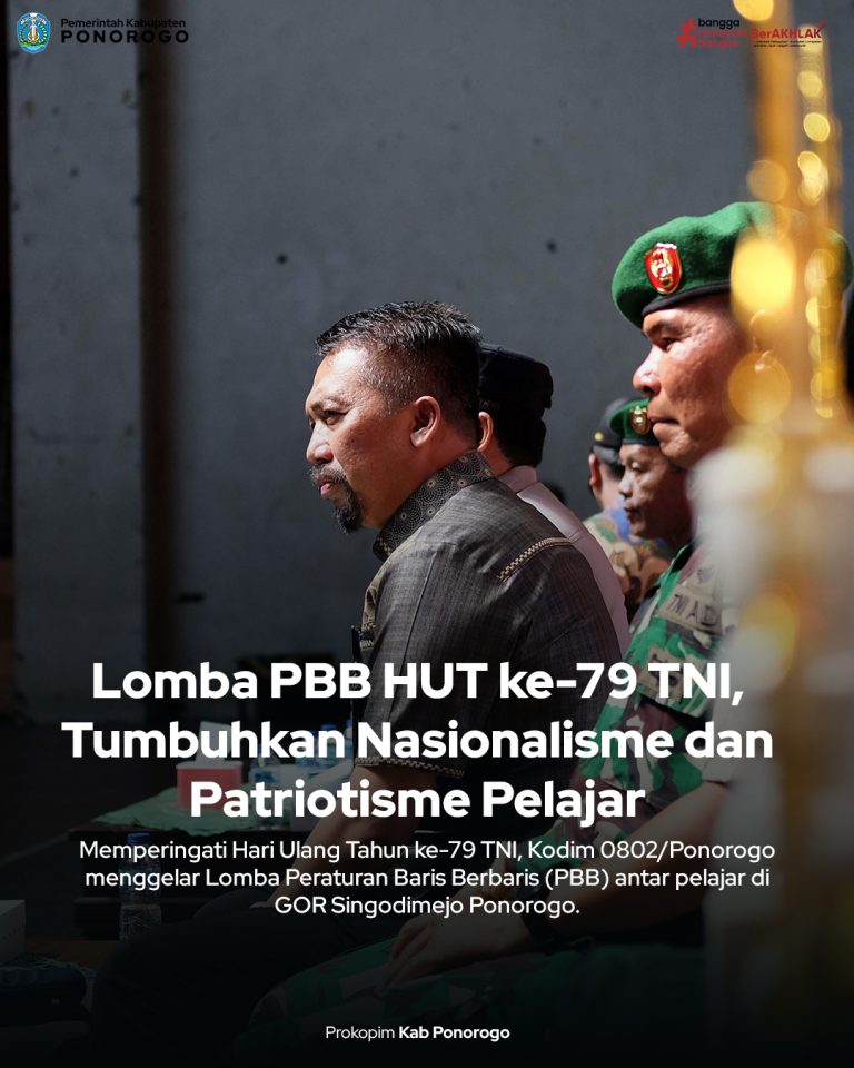 Lomba PBB HUT ke-79 TNI, Tumbuhkan Nasionalisme dan Patriotisme Pelajar