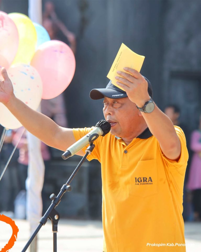 9.410 Siswa RA Ponorogo Meriahkan Tari Massal CERIA di Alun-alun