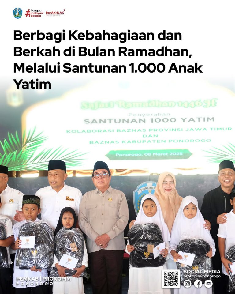 Berbagi Kebahagiaan dan Berkah di Bulan Ramadhan, Melalui Santunan 1.000 Anak Yatim