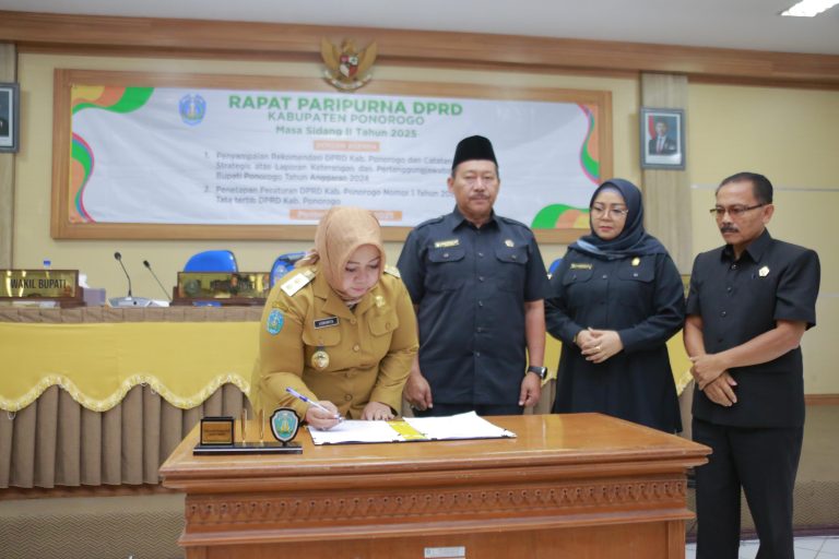 Pemkab Ponorogo Terima Rekomendasi LKPJ 2024, Siap Tindaklanjuti Catatan Strategis DPRD