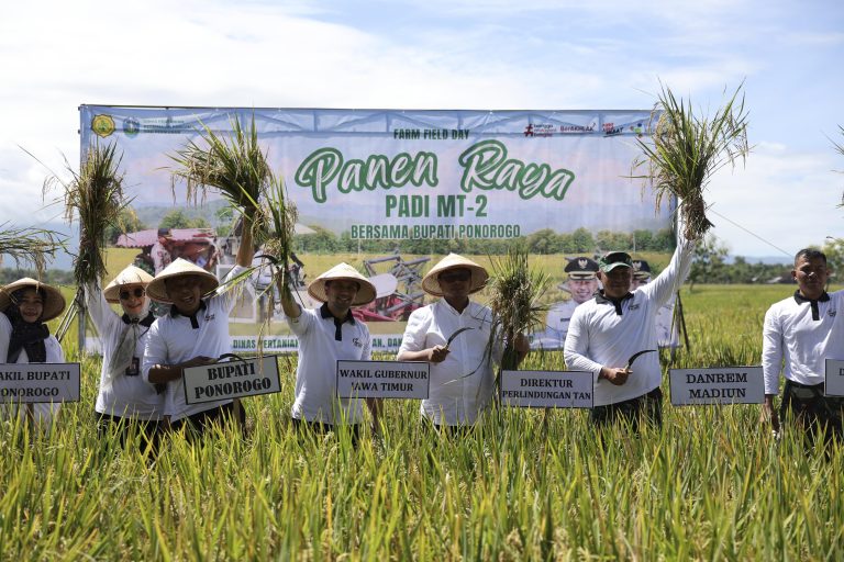 Ponorogo Andalkan Sektor Pertanian, Produktivitas Padi Dapat Pujian Wagub Emil Dardak