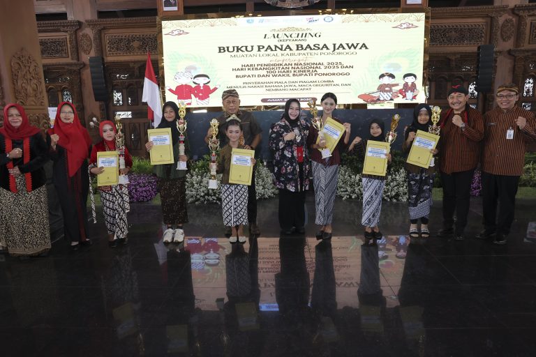Bahasa Jawa Diperkuat di Sekolah, Pemkab Ponorogo Gelar Lomba dan Luncurkan Buku Muatan Lokal