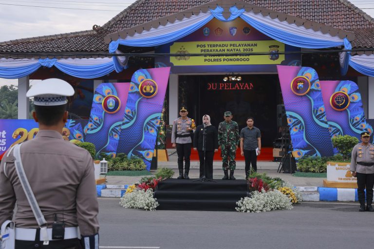 Ratusan Personel Siap Amankan Nataru di Ponorogo