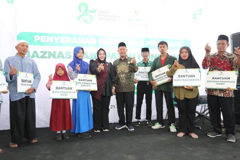 Mayoritas Bantuan Produktif, Tahun 2025 ZIS Baznas Ponorogo Menjangkau 74 Ribu Penerima