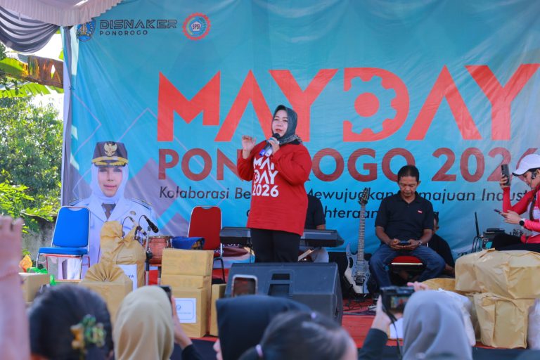 May Day 2026 di Ponorogo Satukan Pekerja, Pengusaha, dan Pemerintah